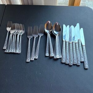 Modern Trend Stainless Steel Elegant Silverware Set made in Japan
